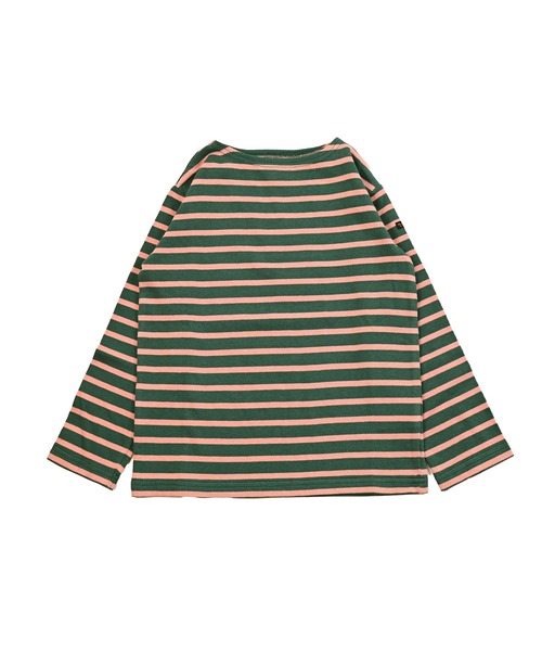 BIG FIELD（ビッグフィールド）の「ボーダーボートネックロンT（Tシャツ/カットソー・キッズ・ブルー/ブラック/グリーン/レッド/ロイヤルブルー/グリーン系その他・80/90/95/100/110/120/130/140/150）」の21枚目の写真