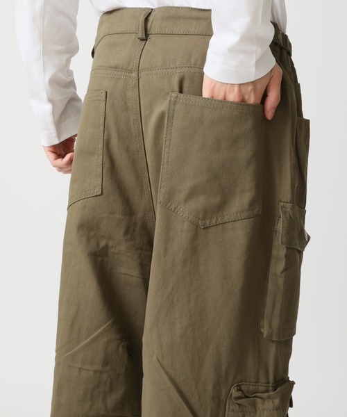 セール】カーゴパンツ 多彩なマルチポケット ミリタリーデザイン
