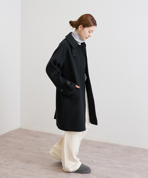 フレームワーク ウールコート　ラムウールコート　極美品 36 FRAMeWORK（フレームワーク）の「ラムウールMIXシャルムバル