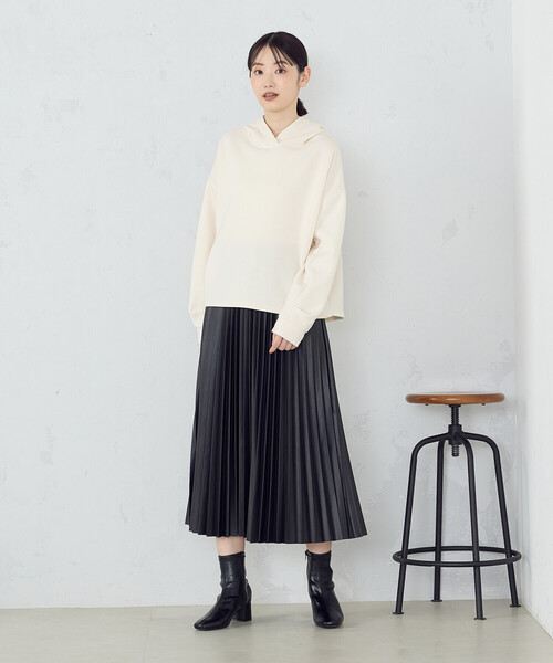 COMME CA ISM（コムサイズム）の「プリーツスカート（スカート・レディース・ブラック/ベージュ/アイボリー・SMALL/MEDIUM/LARGE）」の10枚目の写真