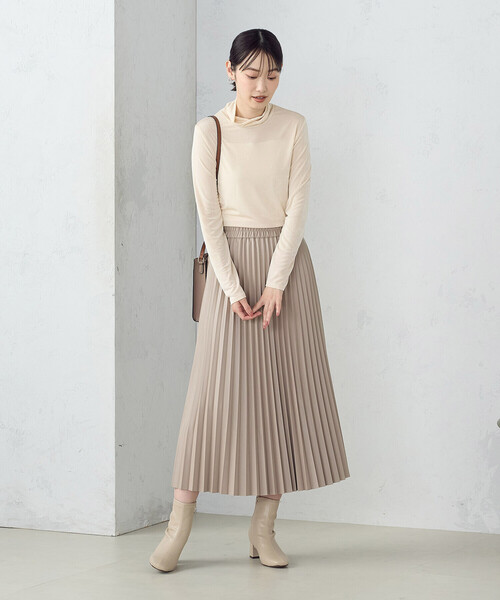 COMME CA ISM（コムサイズム）の「プリーツスカート（スカート・レディース・ブラック/ベージュ/アイボリー・SMALL/MEDIUM/LARGE）」の16枚目の写真