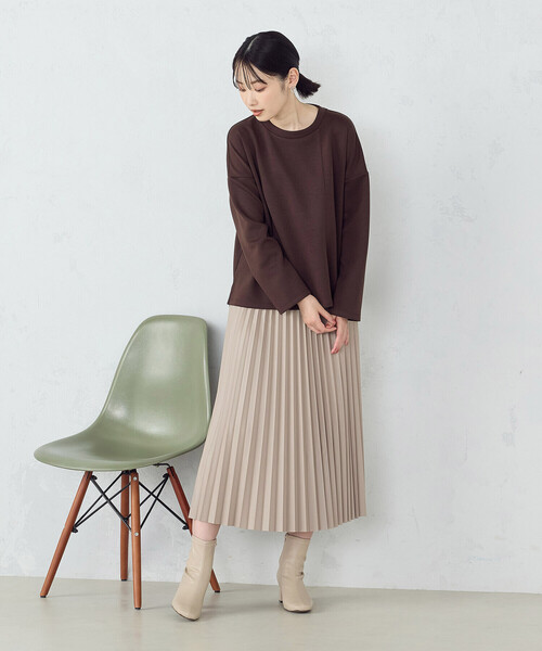 COMME CA ISM（コムサイズム）の「プリーツスカート（スカート・レディース・ブラック/ベージュ/アイボリー・SMALL/MEDIUM/LARGE）」の18枚目の写真