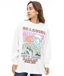 BILLABONG レディース GRAPHIC LOOSE LS TEE ロンＴ 【2024年秋冬モデル】/ビラボングラフィック長袖ロンT