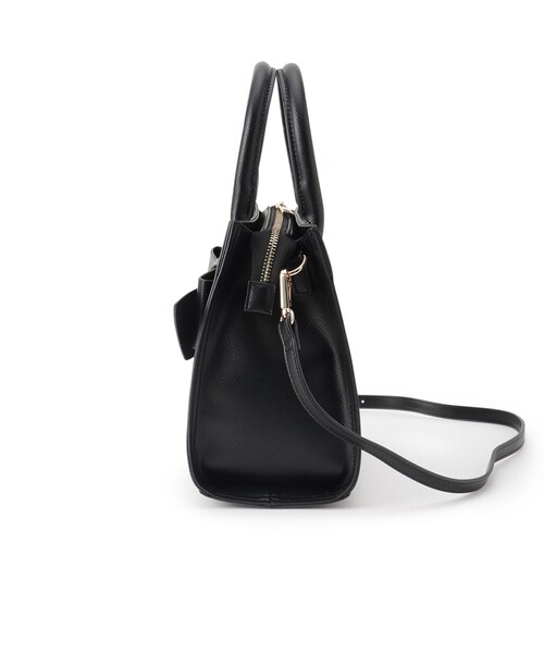 couture brooch（クチュールブローチ）の「◆リボンデザインスクエアバッグ（ショルダーバッグ・レディース・サンドベージュ/ブラック・00）」の12枚目の写真