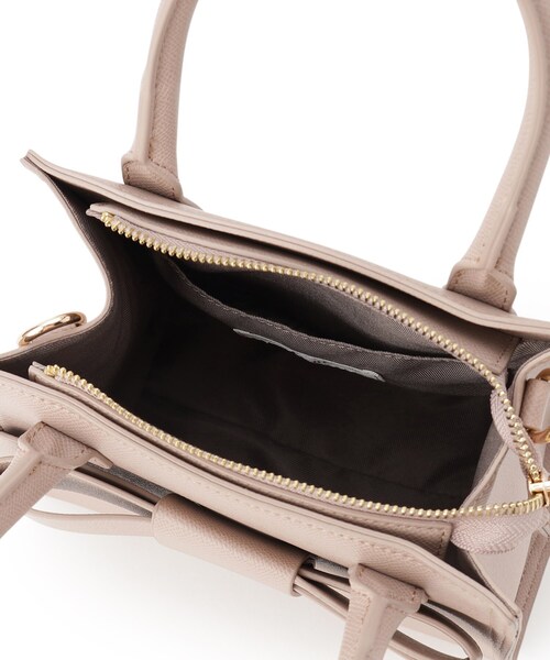 couture brooch（クチュールブローチ）の「◆リボンデザインスクエアバッグ（ショルダーバッグ・レディース・サンドベージュ/ブラック・00）」の16枚目の写真