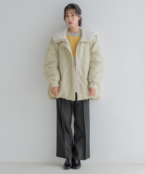 LOWRYS FARM（ローリーズファーム）の「ラナテックフレアパンツ 116727（スラックス・レディース・チャコールグレー/ブラウン系その他/ブラウン・MEDIUM/LARGE）」の10枚目の写真