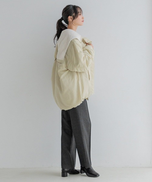 LOWRYS FARM（ローリーズファーム）の「ラナテックフレアパンツ 116727（スラックス・レディース・チャコールグレー/ブラウン系その他/ブラウン・MEDIUM/LARGE）」の12枚目の写真