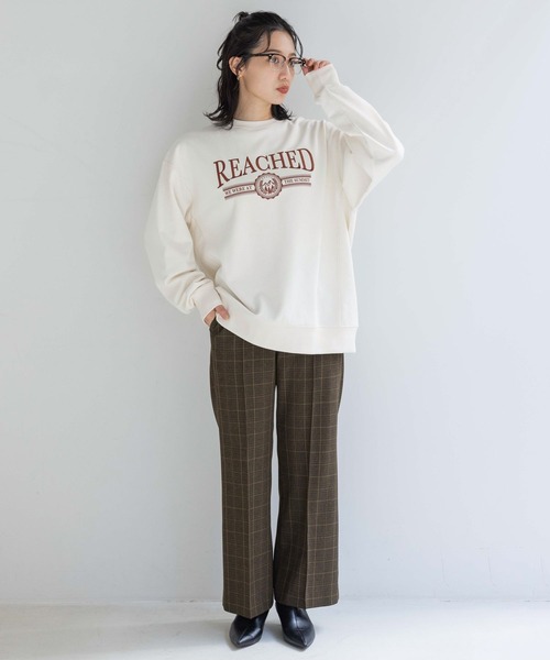 LOWRYS FARM（ローリーズファーム）の「ラナテックフレアパンツ 116727（スラックス・レディース・チャコールグレー/ブラウン系その他/ブラウン・MEDIUM/LARGE）」の14枚目の写真