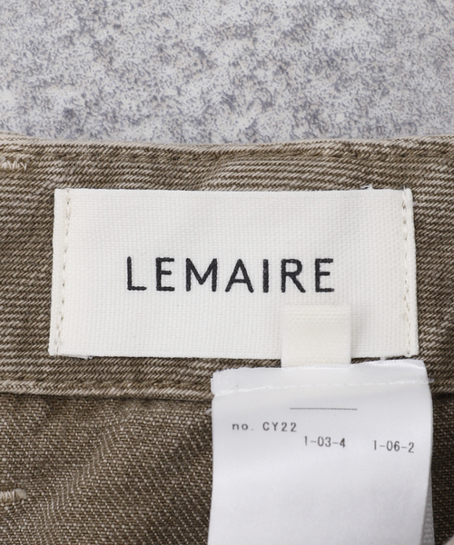LEMAIRE（ルメール）の「LEMAIRE(ルメール) TWISTED BELTED PANTS PA326LD1017（デニムパンツ・メンズ・ベージュ・SMALL）」の14枚目の写真