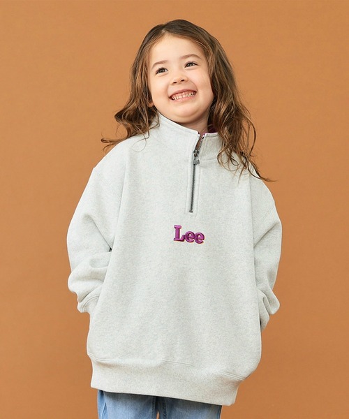 Lee　ハーフジップ　Mサイズ リー Lee 半袖 スウェット M メンズ ネイビー ハーフジップ ふる