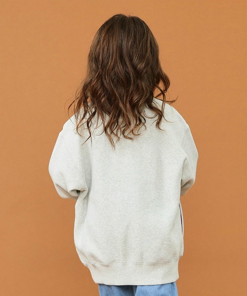 Lee(リー)の「Lee/リー【110-150cm】【親子リンク】キッズ ハーフジップスウェット(スウェット・キッズ・ホワイト/ブラック/グレー・110/120/130/140/150)」の10枚目の写真