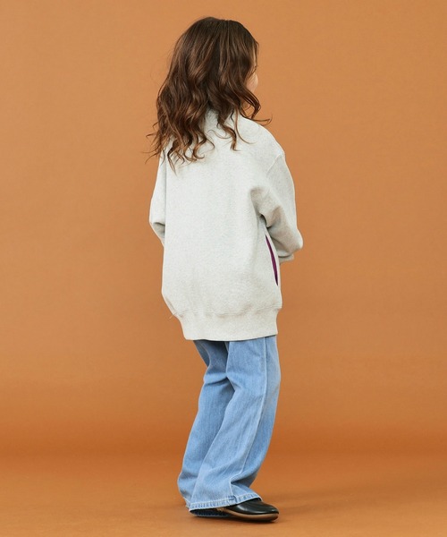 Lee(リー)の「Lee/リー【110-150cm】【親子リンク】キッズ ハーフジップスウェット(スウェット・キッズ・ホワイト/ブラック/グレー・110/120/130/140/150)」の13枚目の写真