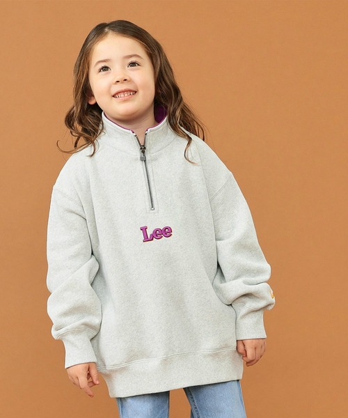 Lee(リー)の「Lee/リー【110-150cm】【親子リンク】キッズ ハーフジップスウェット(スウェット・キッズ・ホワイト/ブラック/グレー・110/120/130/140/150)」の16枚目の写真