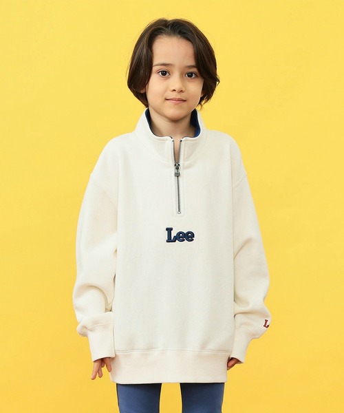 Lee(リー)の「Lee/リー【110-150cm】【親子リンク】キッズ ハーフジップスウェット(スウェット・キッズ・ホワイト/ブラック/グレー・110/120/130/140/150)」の17枚目の写真