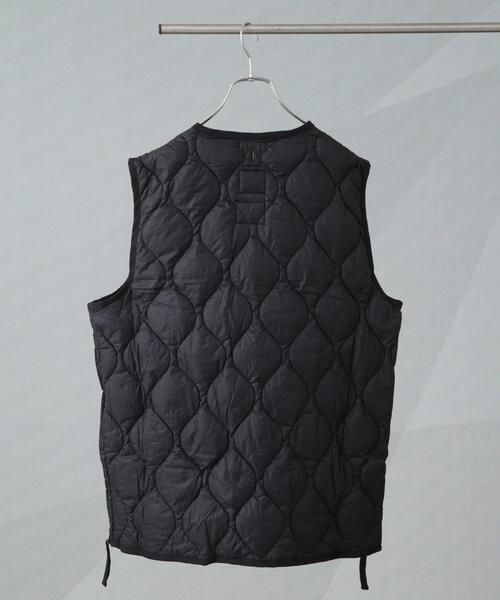 TAION（タイオン）の「TAION/MILITARY V NECK W-ZIP DOWN VT（ダウンジャケット/コート・メンズ・オフホワイト/ブラック・L/M）」の3枚目の写真
