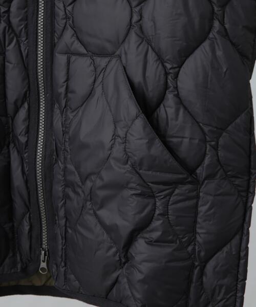TAION（タイオン）の「TAION/MILITARY V NECK W-ZIP DOWN VT（ダウンジャケット/コート・メンズ・オフホワイト/ブラック・L/M）」の10枚目の写真