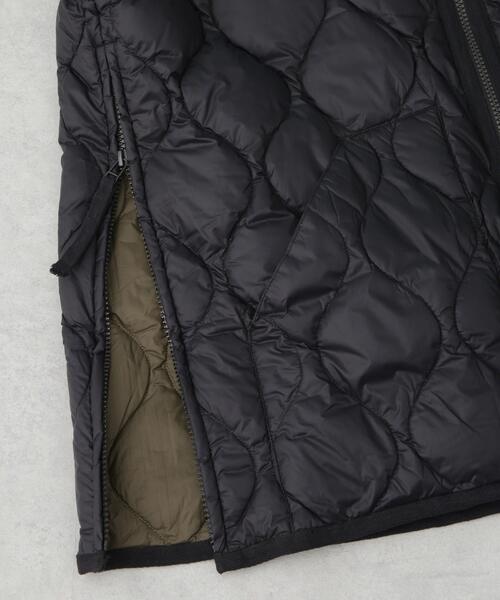 TAION（タイオン）の「TAION/MILITARY V NECK W-ZIP DOWN VT（ダウンジャケット/コート・メンズ・オフホワイト/ブラック・L/M）」の11枚目の写真