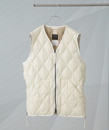 TAION/MILITARY V NECK W-ZIP DOWN VT