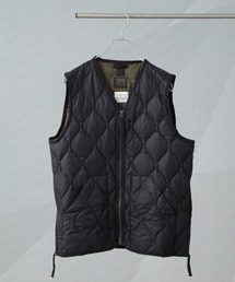 TAION/MILITARY V NECK W-ZIP DOWN VT