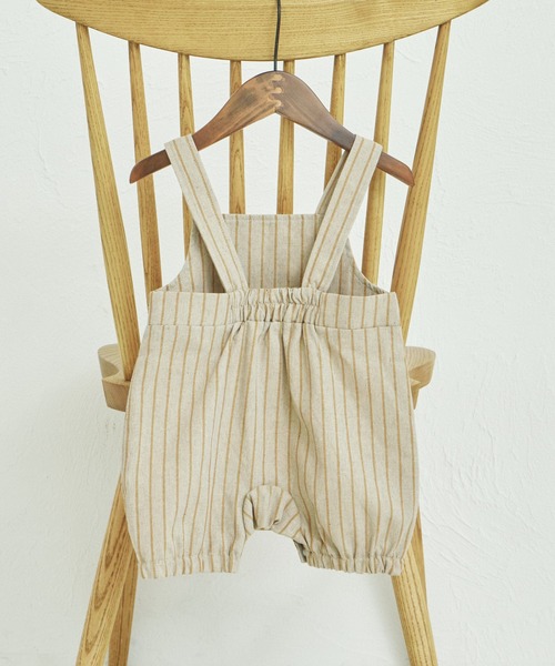 pairmanon（ペアマノン）の「【ベビー】総柄 ワイドシルエット サロペット（その他ベビーウェア・キッズ・ブラウン/ベージュ系その他2/ベージュ系その他・70/80）」の7枚目の写真