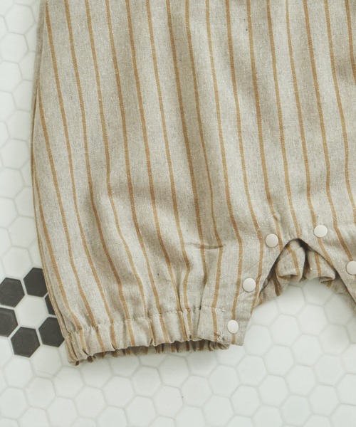 pairmanon（ペアマノン）の「【ベビー】総柄 ワイドシルエット サロペット（その他ベビーウェア・キッズ・ブラウン/ベージュ系その他2/ベージュ系その他・70/80）」の8枚目の写真