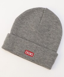 CHUMS | 限定展開 CHUMS/チャムス チャムスロゴショートニットキャップ / CHUMS Logo Short Knit Cap / CH05-1402(ニットキャップ/ビーニー)