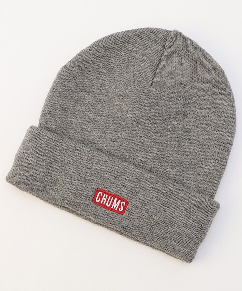 CHUMS(チャムス)の「限定展開 CHUMS/チャムス チャムスロゴショートニットキャップ / CHUMS Logo Short Knit Cap / CH05-1402(ニットキャップ/ビーニー・メンズ・ネイビー/ブラック/グレー・フリ-)」の1枚目の写真