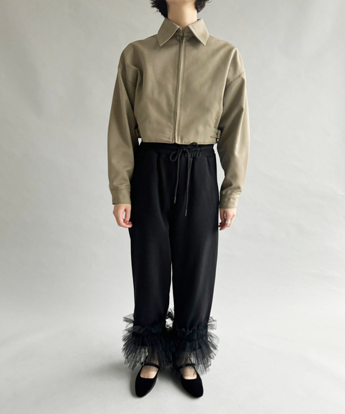 VIVIANO(ヴィヴィアーノ)の「【VIVIANO / ヴィヴィアーノ】Tulle Sweat Pants(その他パンツ・レディース・ブラック・MEDIUM/SMALL)」の8枚目の写真