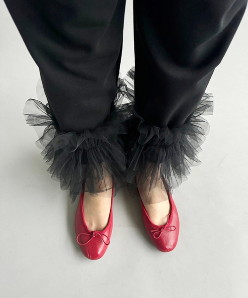 VIVIANO(ヴィヴィアーノ)の「【VIVIANO / ヴィヴィアーノ】Tulle Sweat Pants(その他パンツ・レディース・ブラック・MEDIUM/SMALL)」の9枚目の写真
