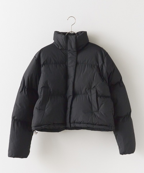 Chick(チック)の「Short Puff Jacket / ショート丈 中綿ジャケット(ダウンジャケット/コート・レディース・ブラウン/アイボリー/ブラック/グレー・FREE)」の11枚目の写真