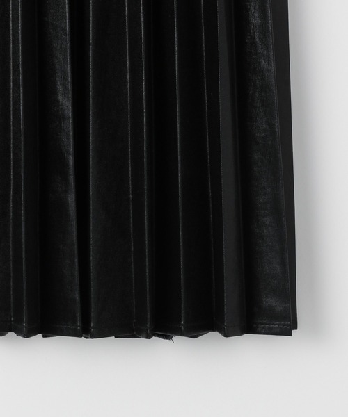 LEPSIM（レプシィム）の「グリッタープリーツスカート　203247（スカート・レディース・ブラック/グレー/カーキ/グリーン・FREE）」の10枚目の写真