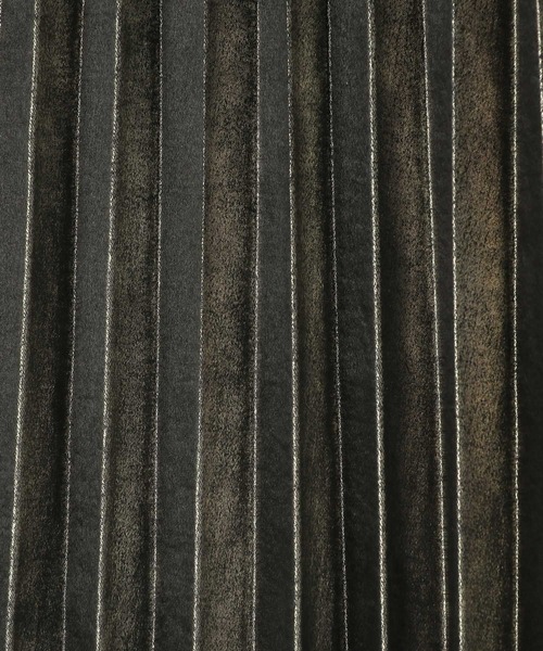 LEPSIM（レプシィム）の「グリッタープリーツスカート　203247（スカート・レディース・ブラック/グレー/カーキ/グリーン・FREE）」の5枚目の写真