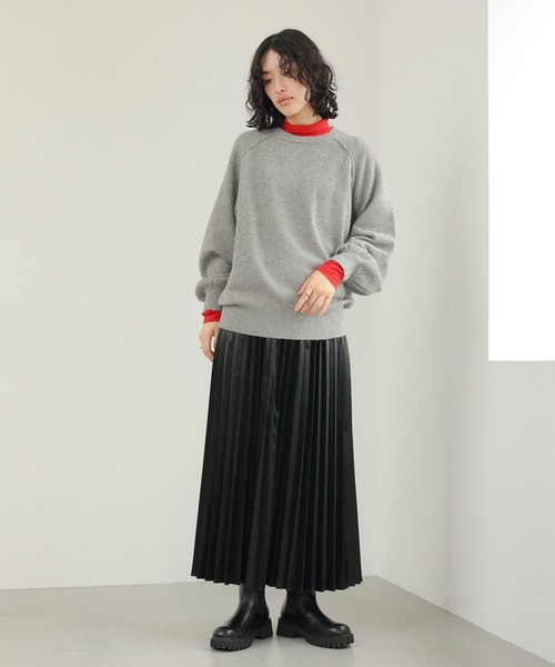 LEPSIM（レプシィム）の「グリッタープリーツスカート　203247（スカート・レディース・ブラック/グレー/カーキ/グリーン・FREE）」の18枚目の写真