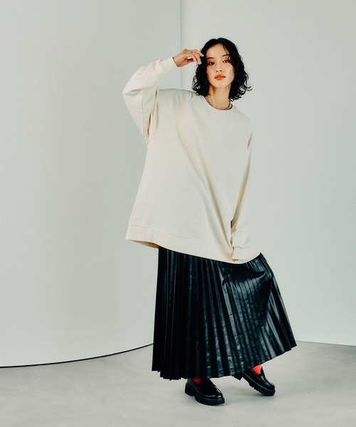 LEPSIM（レプシィム）の「グリッタープリーツスカート　203247（スカート・レディース・ブラック/グレー/カーキ/グリーン・FREE）」の14枚目の写真