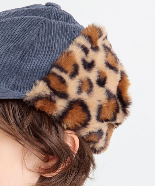 BRANSHES（ブランシェス）の「コーデュロイフライトキャップ（キャップ・キッズ・チャコールグレー/アイボリー・L/M/S）」の18枚目の写真