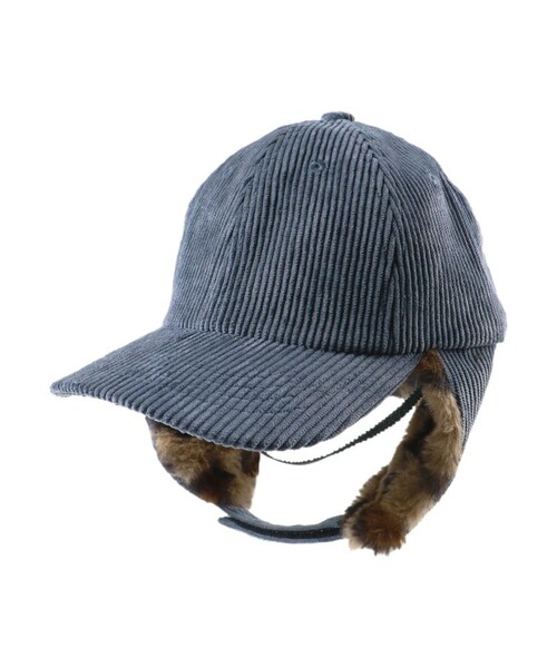 BRANSHES（ブランシェス）の「コーデュロイフライトキャップ（キャップ・キッズ・チャコールグレー/アイボリー・L/M/S）」の21枚目の写真