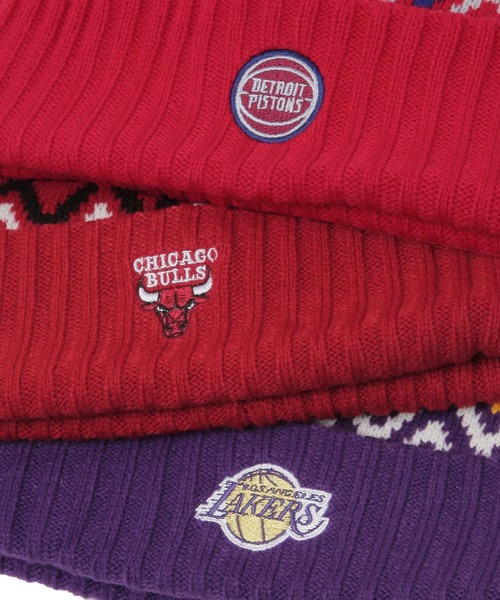 NBA（エヌビーエー）の「【NBA】チームボンボンワッチ（ニットキャップ/ビーニー・メンズ・パープル/レッド/ボルドー/グリーン・FREE）」の15枚目の写真