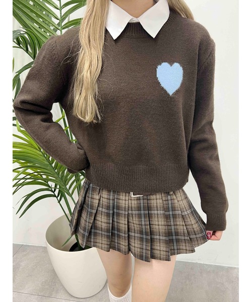 フィフィアンドロメオハートつきニットSS フィフィアンドロメオハートつきニットSS
