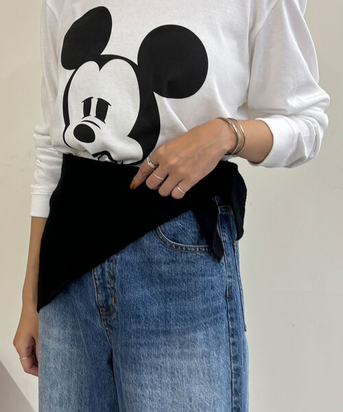 SHENERY（シーナリー）の「起毛スカーフ（ストール/ショール・レディース・グレー/ブラック・FREE）」の3枚目の写真