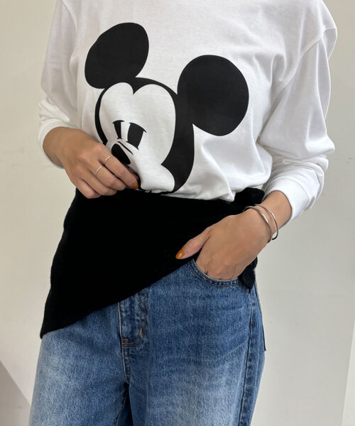 SHENERY（シーナリー）の「起毛スカーフ（ストール/ショール・レディース・グレー/ブラック・FREE）」の4枚目の写真