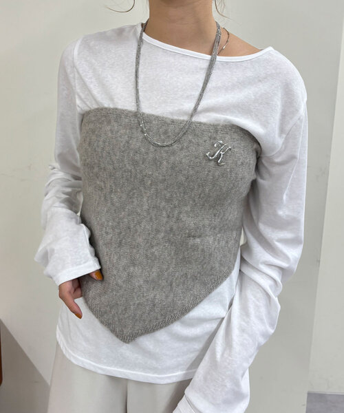 SHENERY（シーナリー）の「起毛スカーフ（ストール/ショール・レディース・グレー/ブラック・FREE）」の8枚目の写真