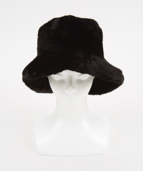 A BATHING APE 黒ファーハット A BATHING APE 黒ファーハット A BATHING APE® One Point バケット