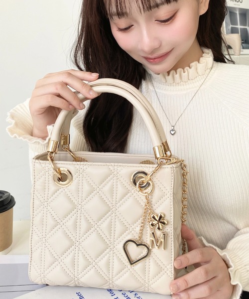 プラダ ハンドバッグ 2way キルティング ゴールド金具 ナイロン