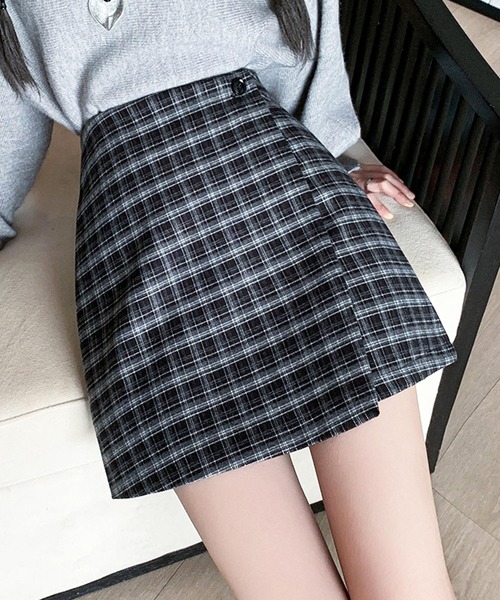 みかん様　アトリエアンワン　コットン台形スカート　ブルー　anone みかん様 アトリエアンワン コットン台形スカート ブルー anone