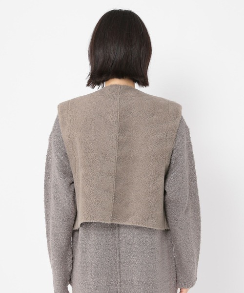 セール】リバーシブルショートベスト（ベスト）｜studio CLIP