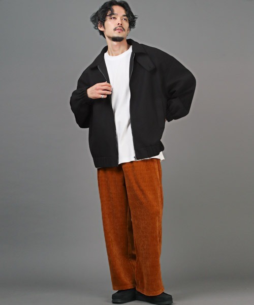 LUXSTYLE(ラグスタイル)の「コーデュロイワイドイージーパンツ(その他パンツ・メンズ・ブラウン/ワインレッド/チャコールグレー/ブラック・L/M)」の10枚目の写真