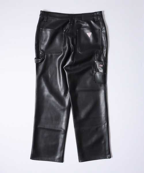 Guess(ゲス)の「GUESS GO RAYMOND PU CARPENTER PANT 合成皮革 ワイドペインターパンツ(その他パンツ・メンズ・ブラック・30/31/32)」の10枚目の写真