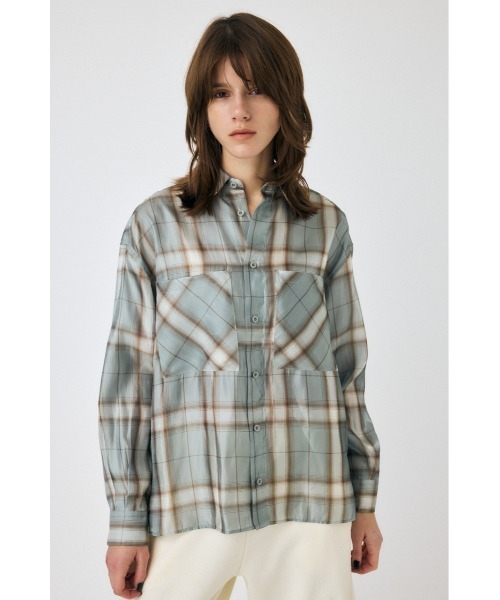 【セール】MIX CHECK LOOSE シャツ（シャツ/ブラウス）｜MOUSSY（マウジー）