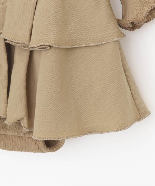 p.premier（ピードットプルミエ）の「おめかしフリルワンピースロンパス&レースつけ衿セット（ロンパース・キッズ・アイボリー/ベージュ・70/80）」の11枚目の写真