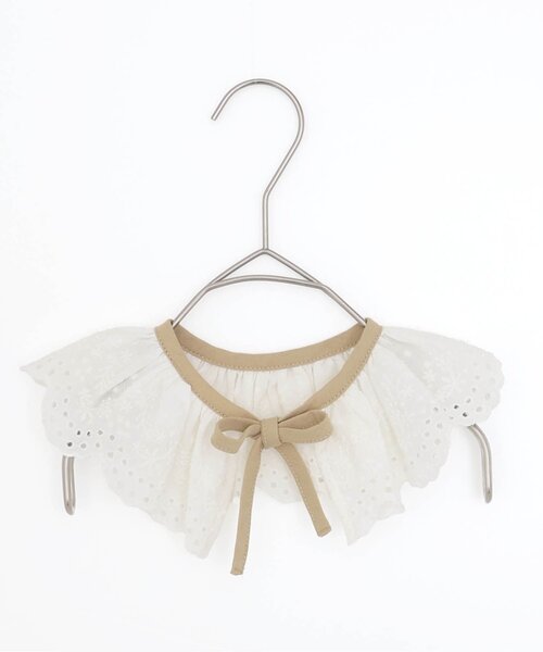 p.premier（ピードットプルミエ）の「おめかしフリルワンピースロンパス&レースつけ衿セット（ロンパース・キッズ・アイボリー/ベージュ・70/80）」の14枚目の写真